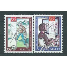 Malta - Correo 1981 Yvert 620/1 ** Mnh