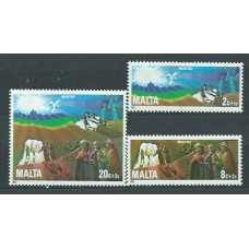 Malta - Correo 1982 Yvert 654/6 ** Mnh Navidad