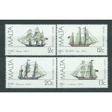 Malta - Correo 1983 Yvert 681/4 ** Mnh Barcos