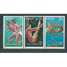 Malta - Correo 1984 Yvert 691/3 ** Mnh Juegos Olimpicos de los Angeles