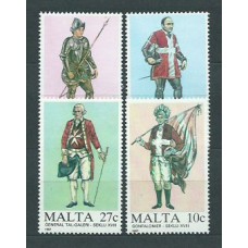 Malta - Correo 1987 Yvert 749/52 ** Mnh Uniformes Militares