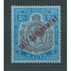 Malta - Correo 1922 Yvert 77 * Mh