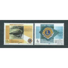 Malta - Correo 1993 Yvert 881/2 ** Mnh Lions