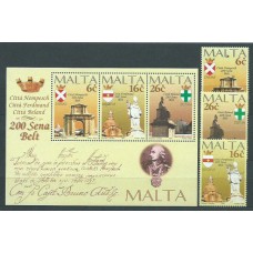 Malta - Correo 1997 Yvert 980/2+Hb 15 ** Mnh