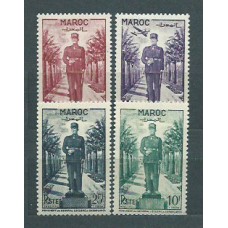 Marruecos Frances - Correo 1951 Yvert 299/301+A 81 ** Mnh  General Leclerc