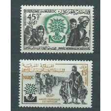 Marruecos Frances - Correo 1960 Yvert 402/3 ** Mnh