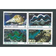 Marshall - Correo 1986 Yvert 111/4 ** Mnh Fauna Marina