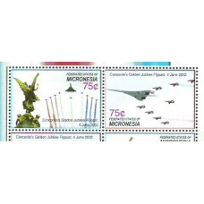 Micronesia - Correo 2006  Yvert 1495A/B ** Mnh Aviones