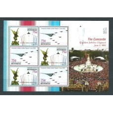 Micronesia - Correo 2006 Yvert 1495A/B Minihoja ** Mnh Aviones