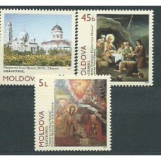 Moldavia - Correo Yvert 214/6 ** Mnh Navidad