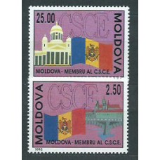 Moldavia - Correo Yvert 29/30 ** Mnh