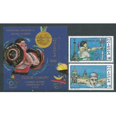 Moldavia - Correo Yvert 31/2+Hb 2 ** Mnh Juegos Olimpicos