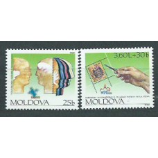 Moldavia - Correo Yvert 314/5 ** Mnh Exposición Filatelica