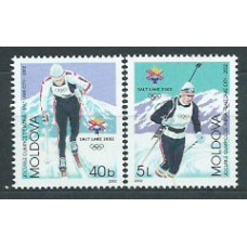 Moldavia - Correo Yvert 365/6 ** Mnh Juegos Olimpicos de Salt Lake City