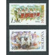 Moldavia - Correo Yvert 367/8 ** Mnh Música