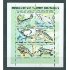 Niger - Correo 2000 Yvert 1511/6 ** Mnh  Fauna prehistórica