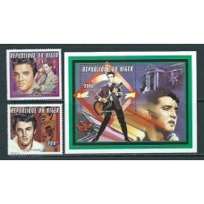 Niger - Correo 1996 Yvert 869/70+Hb 61 ** Mnh  Elvis Presley