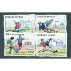 Niger - Aereo Yvert 362/5 ** Mnh  Deportes fútbol