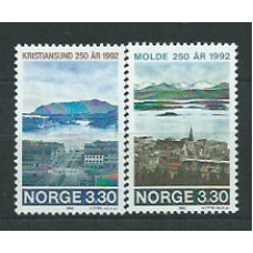 Noruega - Correo 1992 Yvert 1055/6 ** Mnh