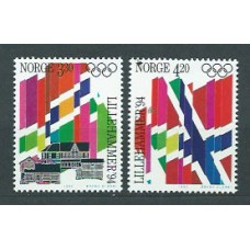 Noruega - Correo 1992 Yvert 1062/3 ** Mnh Deportes