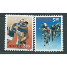 Noruega - Correo 1993 Yvert 1086/7 ** Mnh Deportes