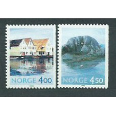 Noruega - Correo 1995 Yvert 1138/9 ** Mnh Turismo