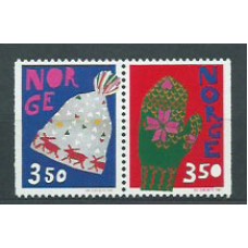 Noruega - Correo 1995 Yvert 1157/8A ** Mnh Navidad