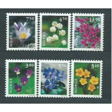 Noruega - Correo 1998 Yvert 1226/31 ** Mnh Flores