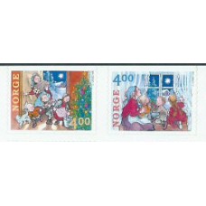 Noruega - Correo 1999 Yvert 1284/5 ** Mnh Navidad