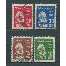 Noruega - Correo 1928 Yvert 128/31 usado Personaje
