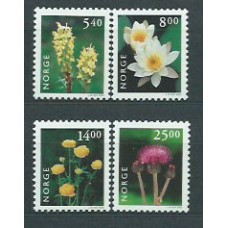 Noruega - Correo 2000 Yvert 1290/3 ** Mnh Flores