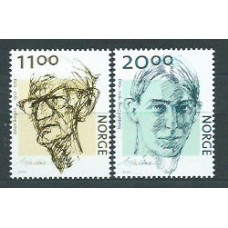 Noruega - Correo 2002 Yvert 1381/2 ** Mnh Personajes