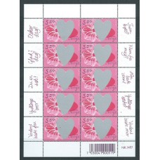 Noruega - Correo 2003 Yvert 1404 Pliego ** Mnh San Valentin