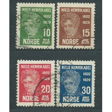 Noruega - Correo 1929 Yvert 141/4 usado Personaje