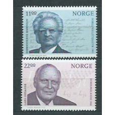 Noruega - Correo 2003 Yvert 1425/6 ** Mnh Premio Nobel