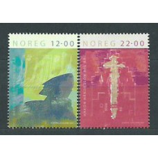 Noruega - Correo 2004 Yvert 1448/9 ** Mnh