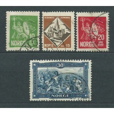 Noruega - Correo 1930 Yvert 147/50 usado