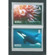Noruega - Correo 2005 Yvert 1487/8 ** Mnh Fauna Marina