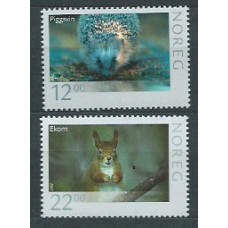 Noruega - Correo 2007 Yvert 1545/6 ** Mnh Fauna Salvaje