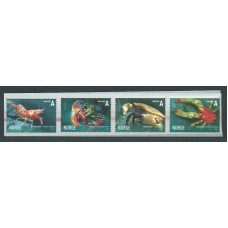 Noruega - Correo 2007 Yvert 1569/72 ** Mnh Fauna Marina. Crustaceos