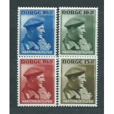 Noruega - Correo 1945 Yvert 280/3 ** Mnh Personaje