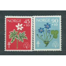 Noruega - Correo 1960 Yvert 396/7 ** Mnh Flores