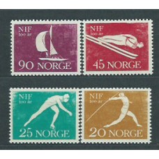 Noruega - Correo 1961 Yvert 409/12 * Mh Deportes