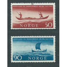 Noruega - Correo 1963 Yvert 456/7 ** Mnh Barco