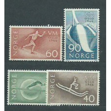 Noruega - Correo 1966 Yvert 491/4 ** Mnh Deportes