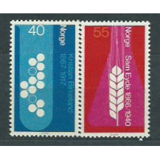 Noruega - Correo 1966 Yvert 503/4 ** Mnh