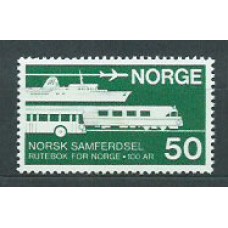 Noruega - Correo 1969 Yvert 536 ** Mnh Barco. Tren