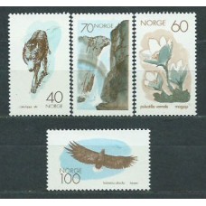 Noruega - Correo 1970 Yvert 558/61 ** Mnh Fauna