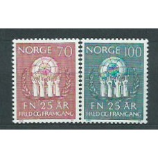 Noruega - Correo 1970 Yvert 567/8 ** Mnh ONU