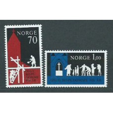 Noruega - Correo 1971 Yvert 583/4 ** Mnh